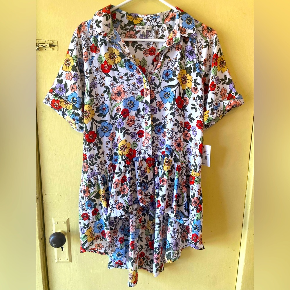 Ophelia Rose Blouse - Colorful Floral